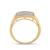 1/4CT-DIA MICRO-PAVE MENS RING